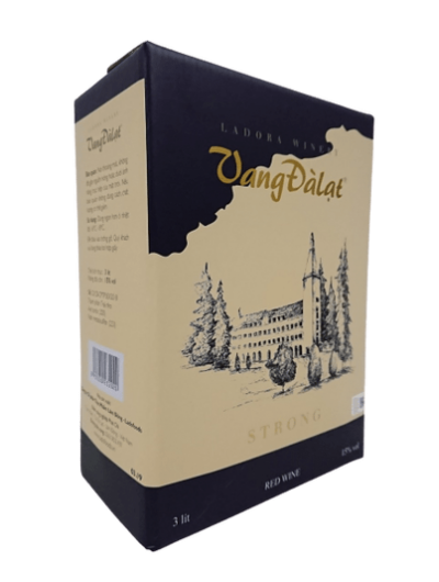 Rượu Vang Đà Lạt Strong Wine Hộp 3 Lít