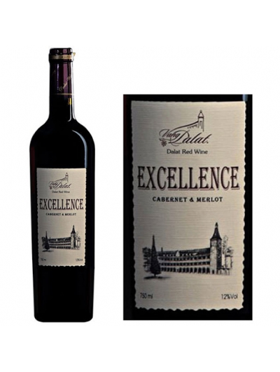 VANG ĐÀ LẠT  EXCELLENCE RED WINE 750ML